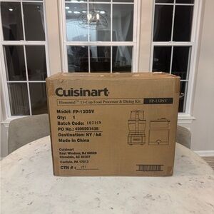 ✨Cuisinart Elemental 13-Cup Food Processor & Dicing Kit - FP-13DSV✨